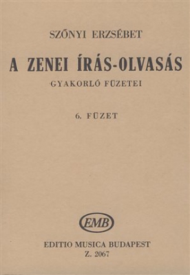 A Zenei Iras - Olvasas Gyakorlo F Zetei Vol.6 Solfège