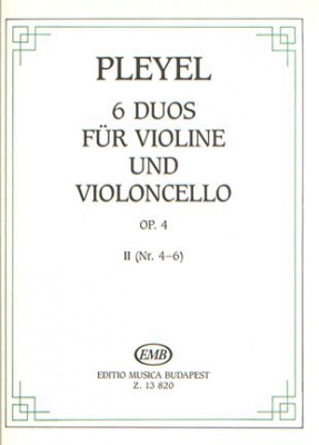 6 Duos 2 Per Violino Violoncello (No .4-6) Op. 4