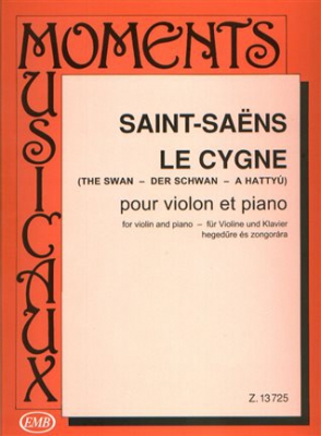 The Swan (Le Cygne) Violin And Piano
