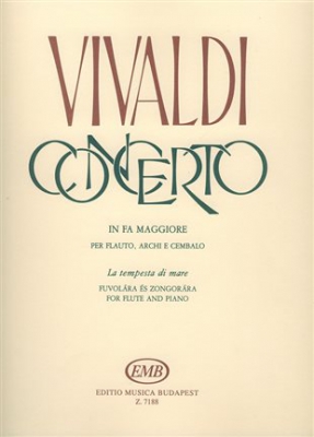Concerto In Fa Maggiore Flûte Piano Score