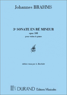 Sonate N 3 Op. 108 Vl/Piano