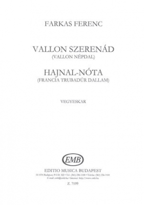 Vallon Szerenad / Hajnal-Nota Mixed Voices
