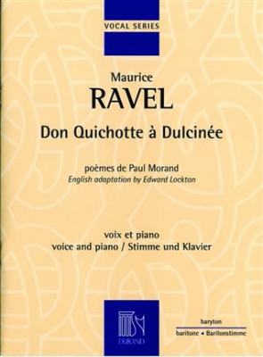 Don Quichotte A Dulcinee Pour Baryton Et Piano