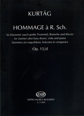 Hommage A R.Schumann Op. 15D For Mixed Chamber Trio