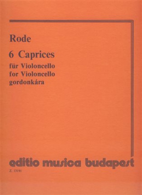 6 Caprices Cello Solo