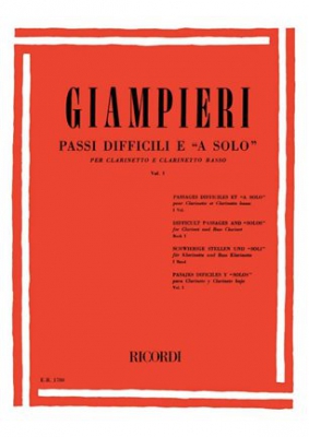 Passi Difficili E 'A Solo' Di Opere Teatrali E Sinfoniche Per Clarinetto E Clarinetto Basso