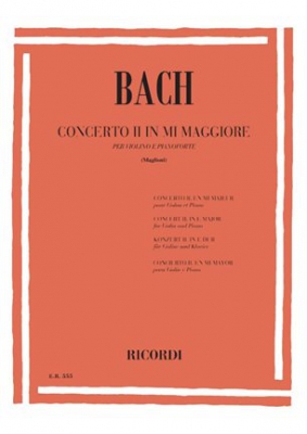 Concerto Per Vl Bwv 1042 In Mi