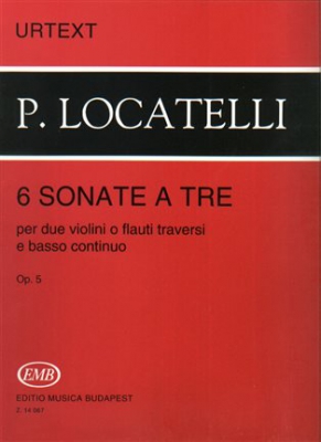 6 Sonate A Tre Per Due Violini O Flauti Traversi E Bc Op. 5