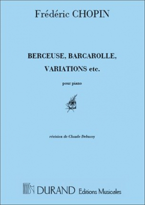 Berceuse Barcarola Variazioni Piano