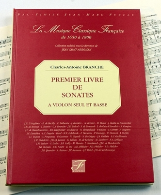 Premier Livre De Sonates A Violon Seul Et Basse