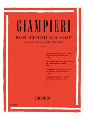 Passi Difficili E A Solo Di Opere Teatrali E Sinfoniche Per Cl. E Cl. Basso. Vol.II