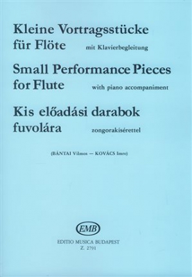 Small Performance Pieces Flûte And Piano