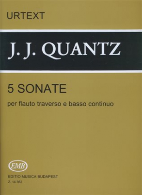 5 Sonatas For Flûte And Basso Continuo