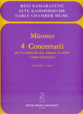 4 Concertatii Chamber Music Mixed Ens., Score And Part