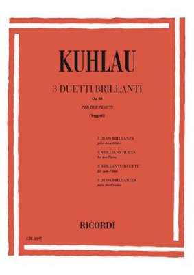 3 Duetti Brillanti Per 2 Fl. Op. 80