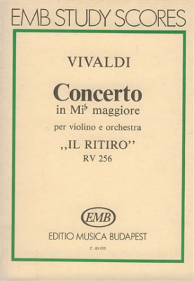 Concerto Mi Bemolle Maggiore Vn 'Il Ritiro' Rv 256