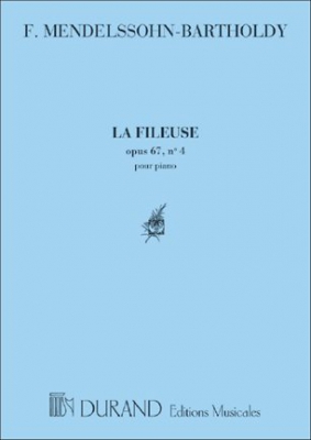 La Fileuse, Op. 67 N. 4 - Pour Piano (Spinnerlied)