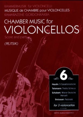 Chamber Music For Violoncello 6 For 3 Violoncellos - Score And Parts