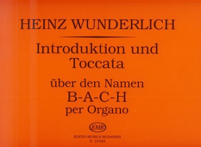 Introduktion Und Toccata Organ