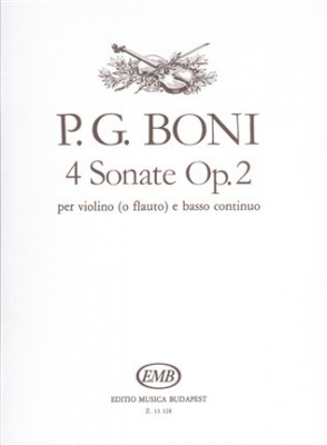 4 Sonate Per Violino E Basso Continuo Op. 2 Violin And Piano