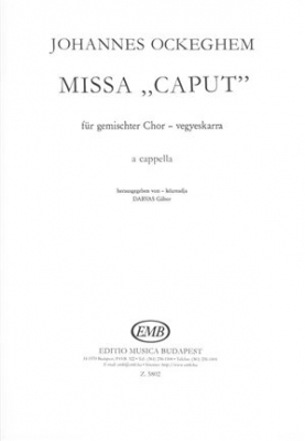 Missa Caput For Mixed Chorus