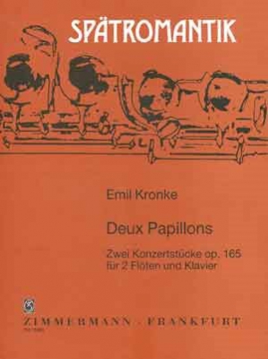 2 Papillons Op. 165 Pour 2 Flûtes Et Piano