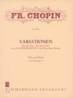 Variations Sur L'Air 'Non Più Mesta' De G. Rossini Pour Flûte Et Guitare