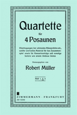 Quatuors Sélectionnés Pour 4 Trombones, Cahier #2
