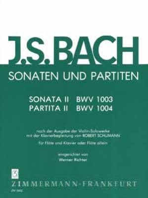 Sonates Et Partitas Bwv 1003/1004 Pour Flûte Et Piano (Flûte Solo)
