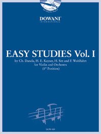 Easy Studies Vol.1 / Dancla, Kayser, Sitt Et Wohlfahrt - Violon And Orch.