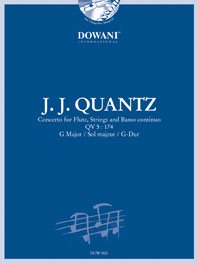 Concerto Qv 5 : 174 In G Major / J.J. Quantz - Fl/Str/B.C.