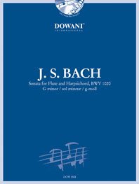 Sonate Bwv 1020 In G Minor / J.S. Bach - Flûte And Clavecin