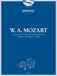 Concerto Kv 216 In G-Major / W.A. Mozart - Vl/Orch