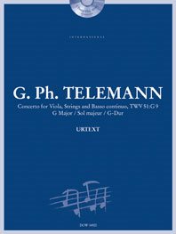 Concerto Twv 51: G 9 In G Major / G.Ph. Telemann - Va/Str/Bc