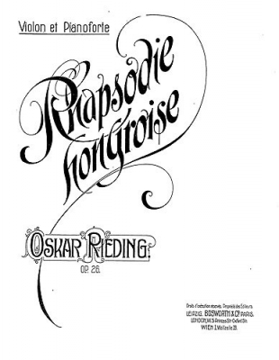 Rhapsodie Hongroise Violon / Po