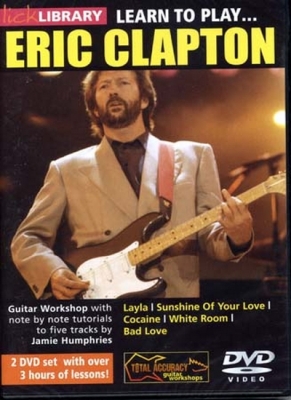 Dvd Lick Library Learn To Play Eric Clapton
