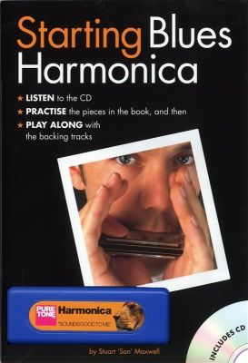 Starting Blues Harmonica - Book/Harmonica
