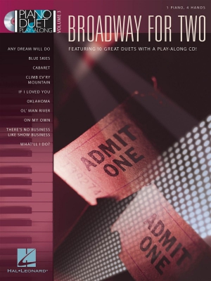Piano Duet Play Along Vol.3 : Broadway For Two