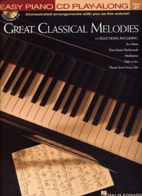Easy Piano Cd Play Along Vol.21 Great Classical Melodies Cd