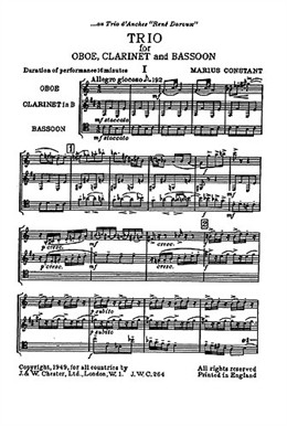 Trio Miniature Score