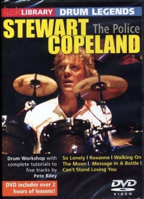 Dvd Lick Library Drum Legends Stewart Copeland