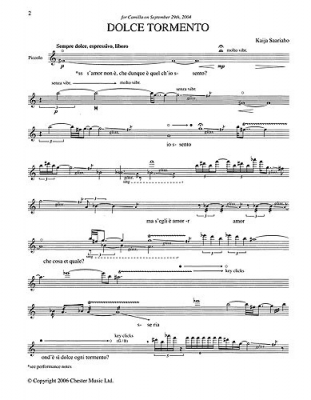 Dolce Tormento (Solo Piccolo)