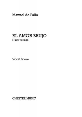 El Amor Brujo (1915 Version) - Vocal Score (L'amour sorcier)