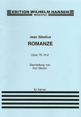 Sibelius Romanze Op. 78 No2 Fur Klavier