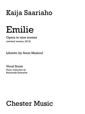 Emilie (Vocal Score)