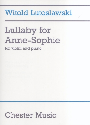 Lullaby For Anne-Sophie (Violin And Piano)