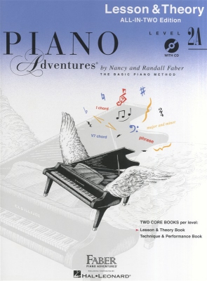 Piano Adventures : Lesson And Theory Book - Level 2A All In Two Edition