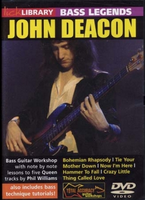 Dvd Lick Library Bass Legend Deacon John (Queen)