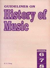 Guidelines On History Of Music Grades 6 To 8
