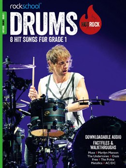Hot Rock Drums - Grade 1 - Book - Download Card